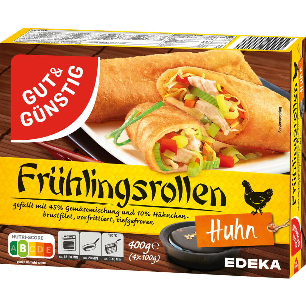 Frühlingsrollen mit Huhn