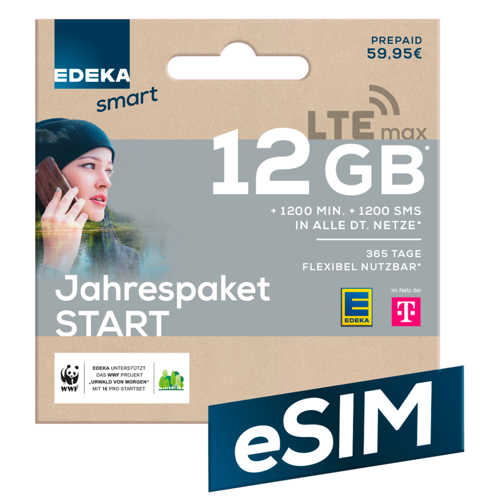 Jahrespaket Start eSIM
