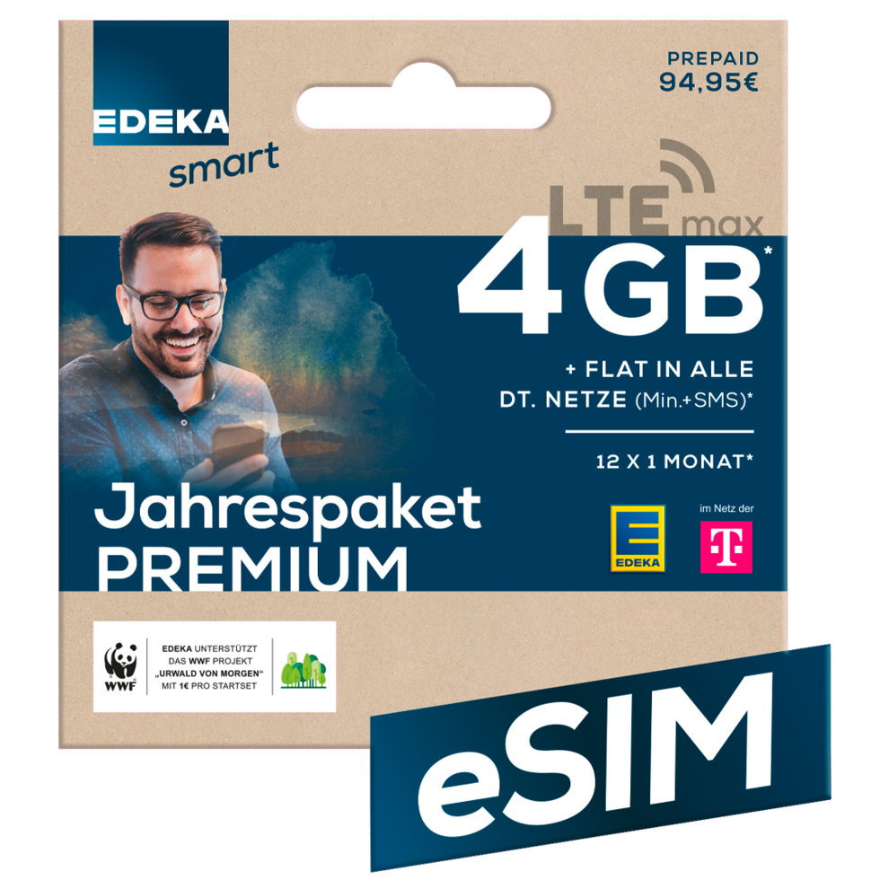Jahrespaket Premium eSIM