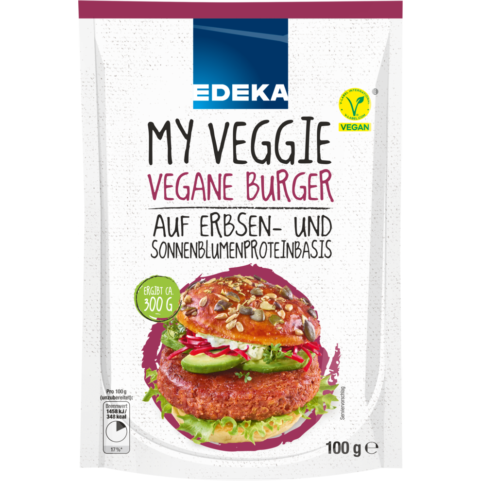 Vegane Trockenmischung Burger