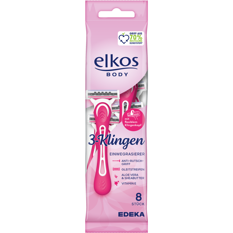 3-Klingen Einwegrasierer