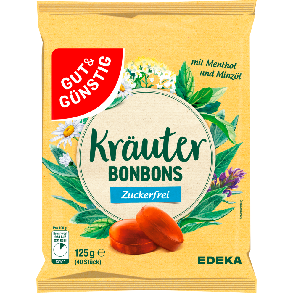 Kräuter-Bonbons zuckerfrei