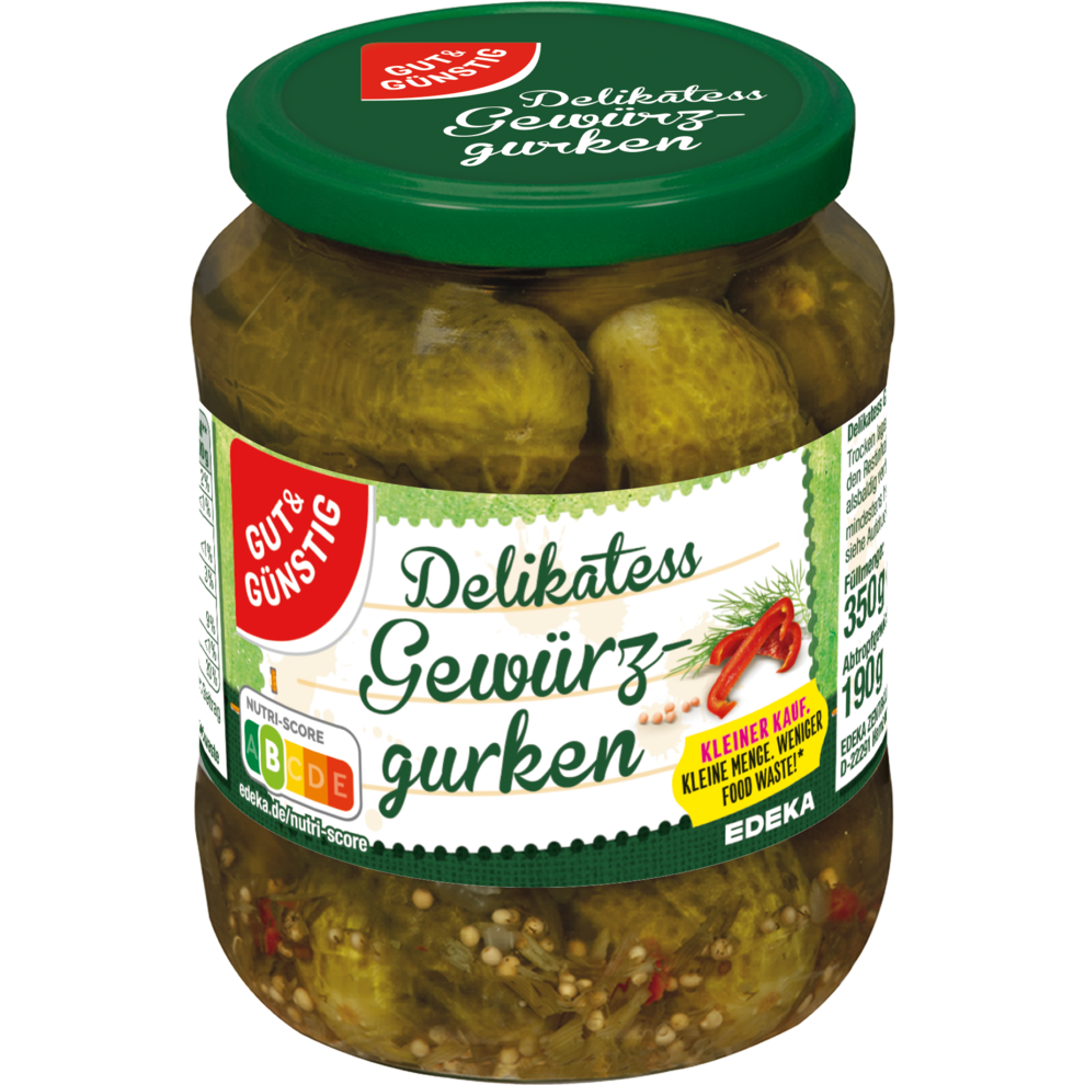 Delikatess-Gewürzgurken