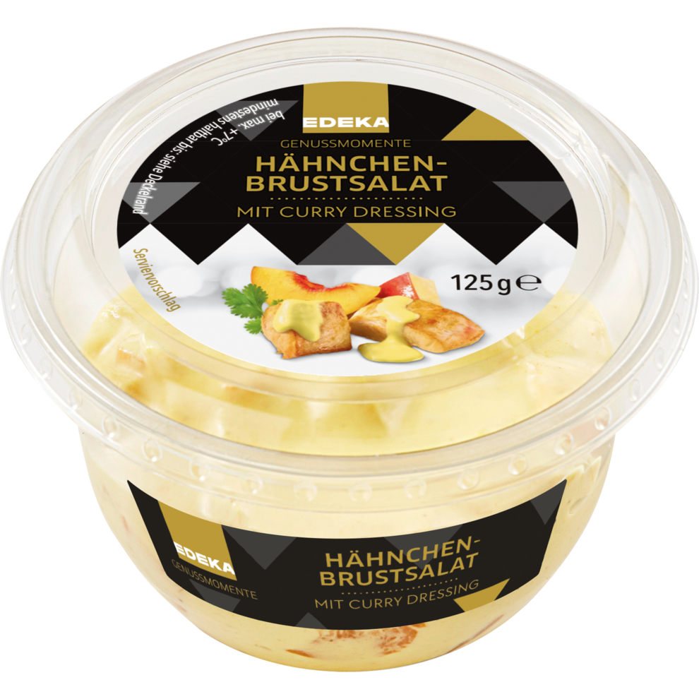 Hähnchenbrustsalat mit Curry Dressing