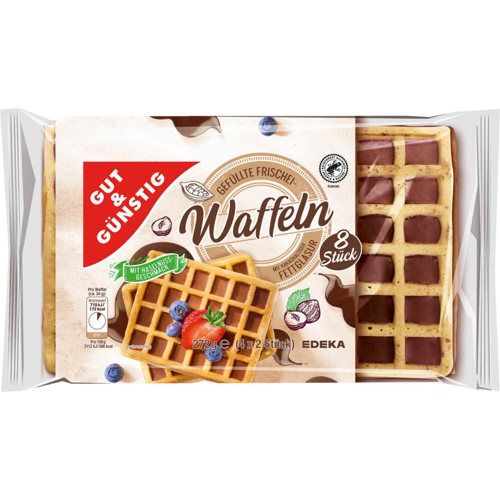 gefüllte Frischei-Waffeln