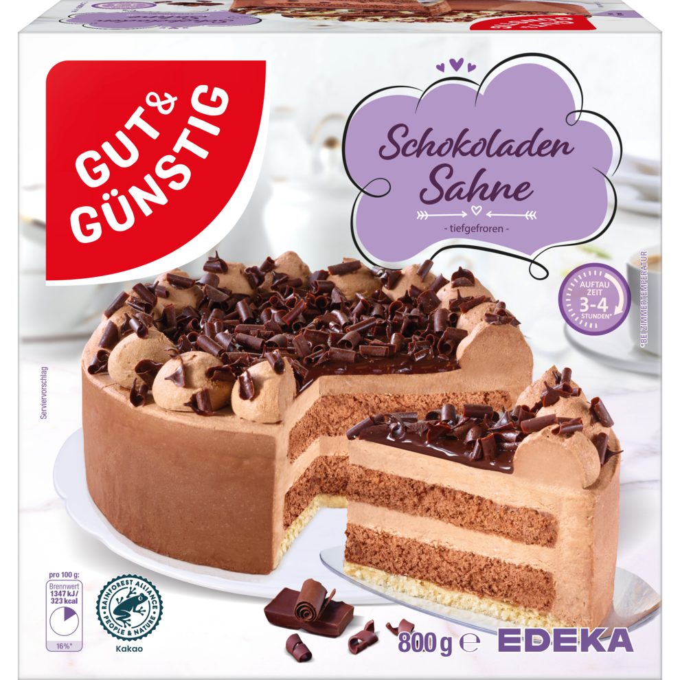 Schokoladen-Sahnetorte
