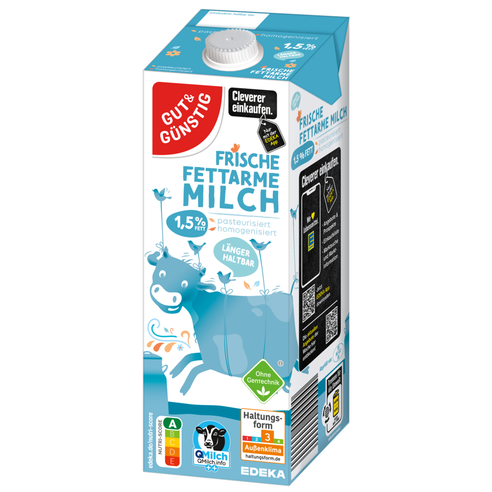 Fettarme H-Milch