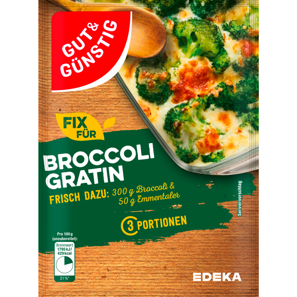 Fix für Broccoligratin