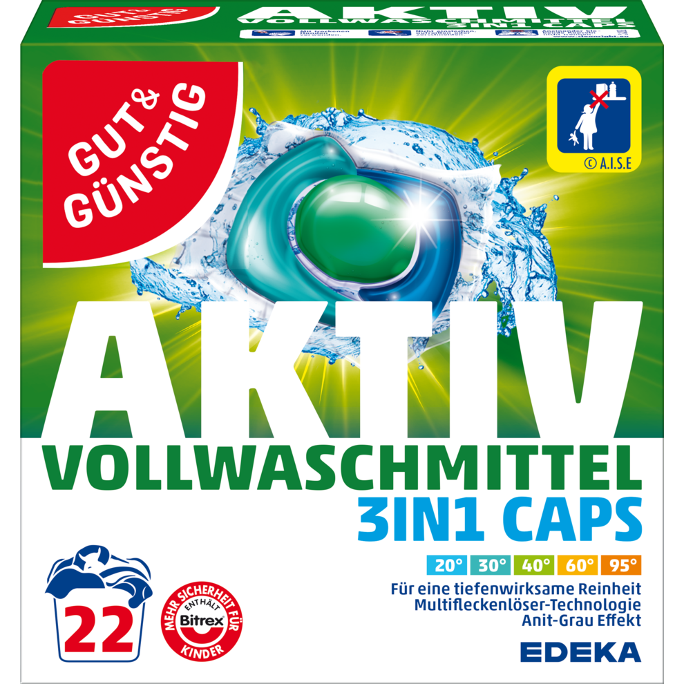 Vollwaschmittel 3in1 Caps