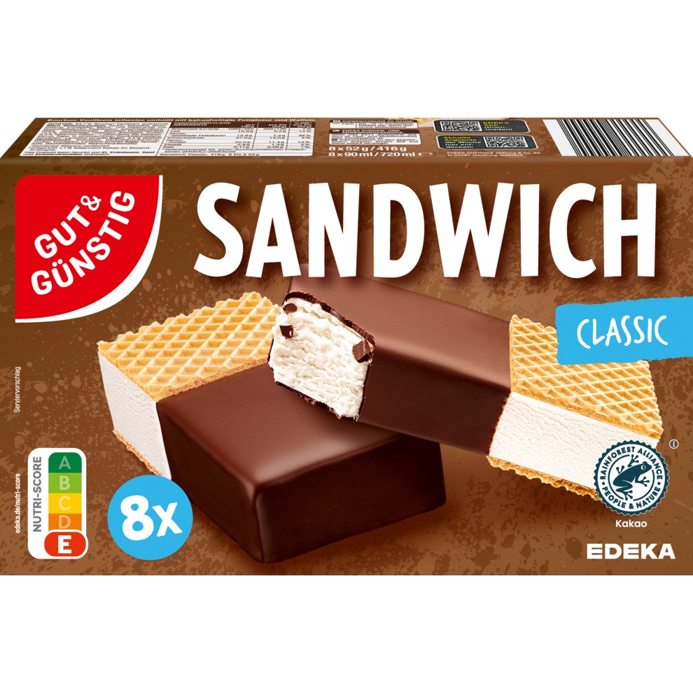 Sandwich Classic, 8 Stück