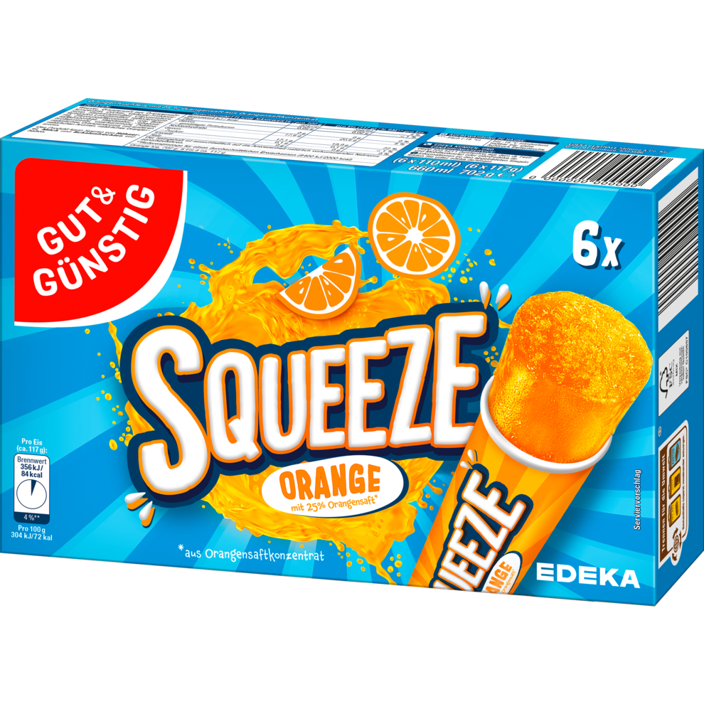 Squeeze Eis Orange