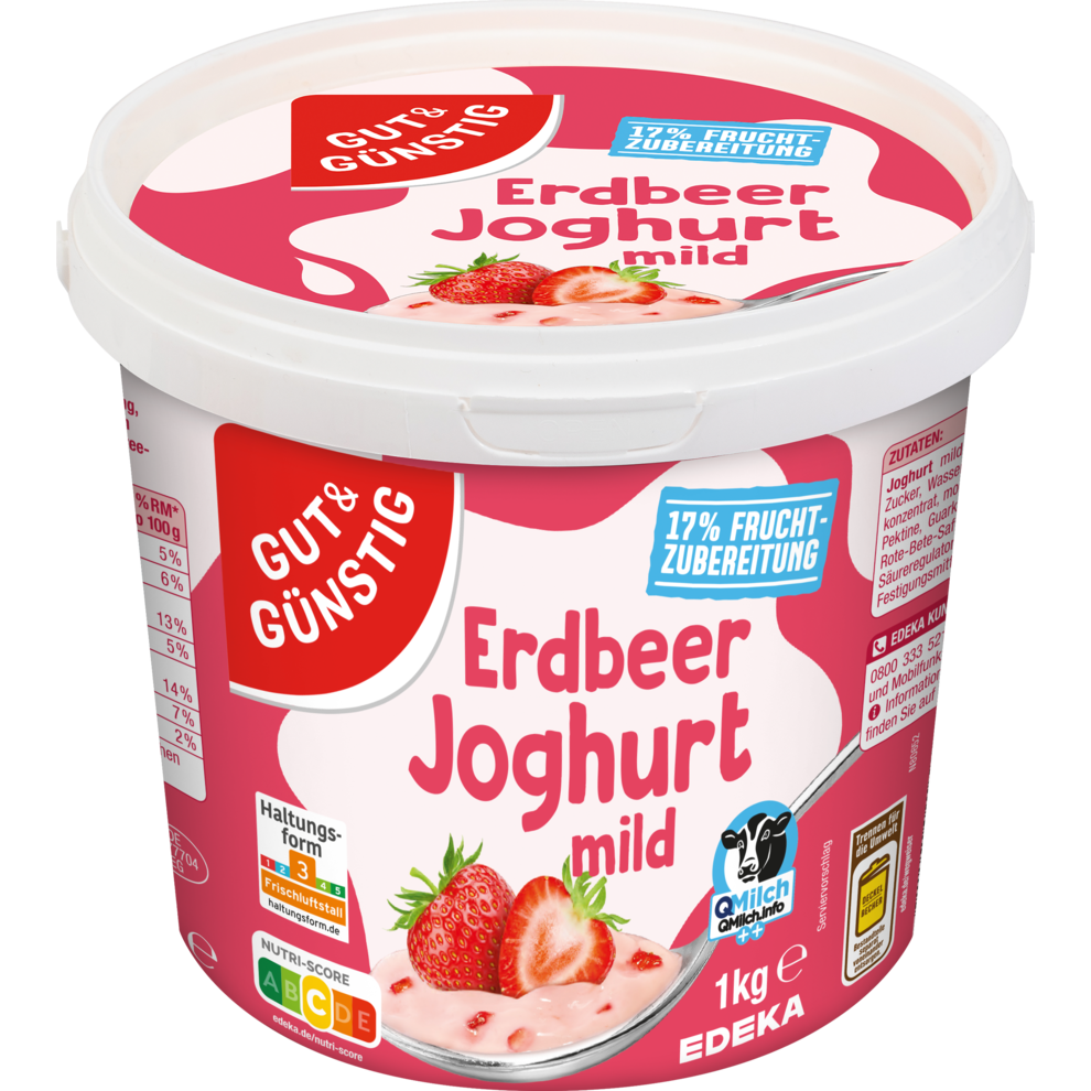 Fruchtjoghurt Erdbeere