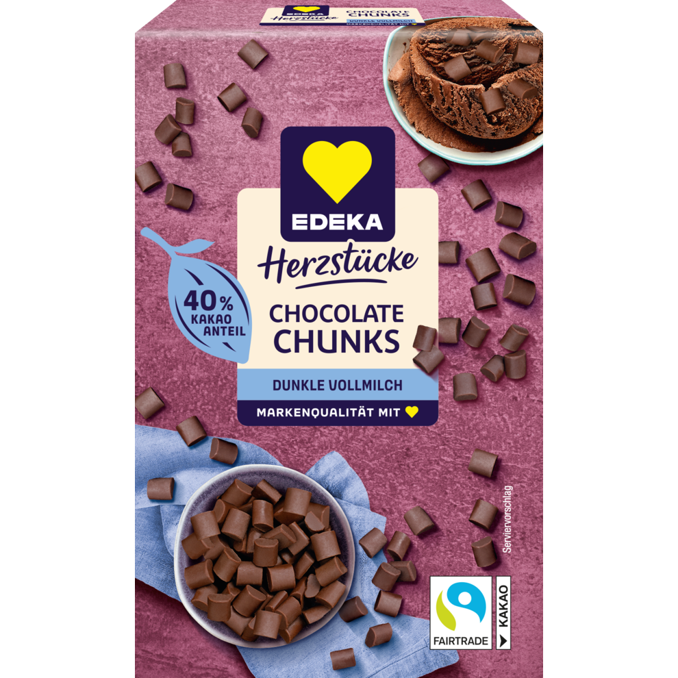 Chocolate Chunks, dunkle Vollmilch