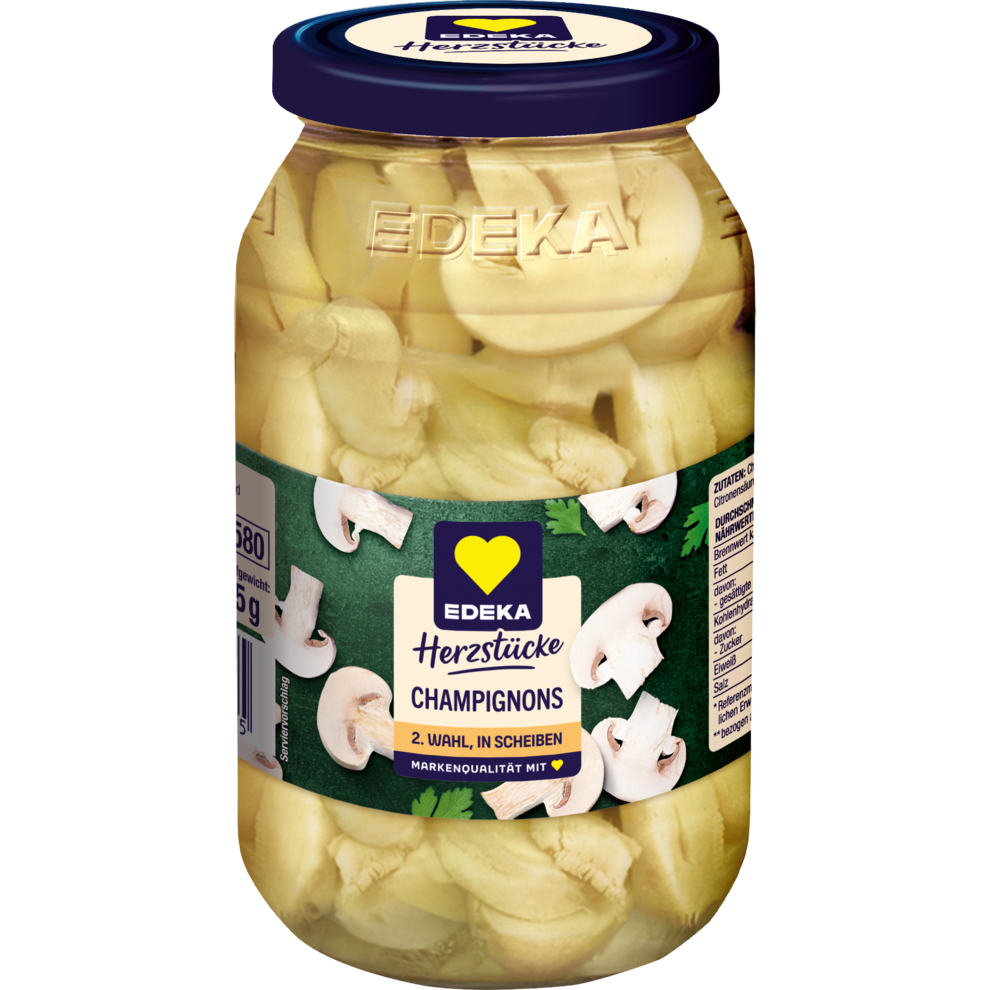 Champignons in Scheiben