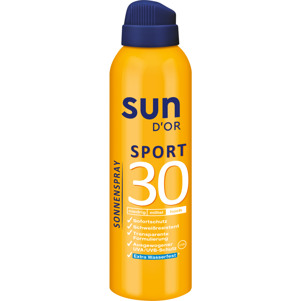 Aerosol Sport Sonnenspray LSF 30 hoch