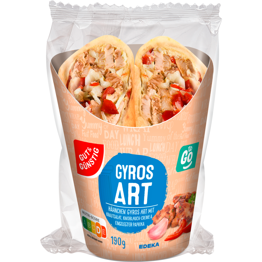 Wrap Huhn Gyros Art