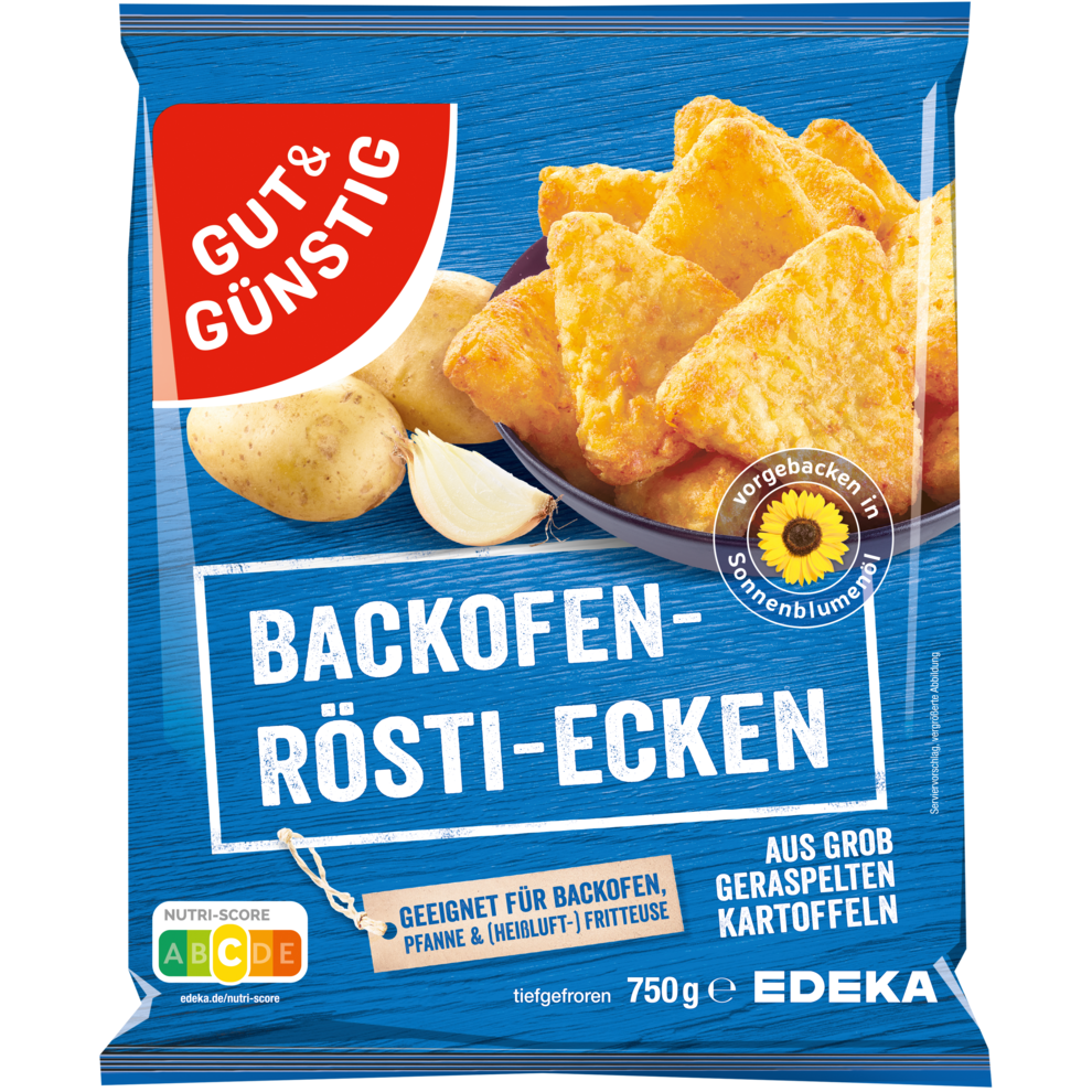 Backofen Rösti-Ecken