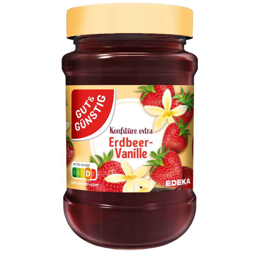 Erdbeer-Vanille Konfitüre extra