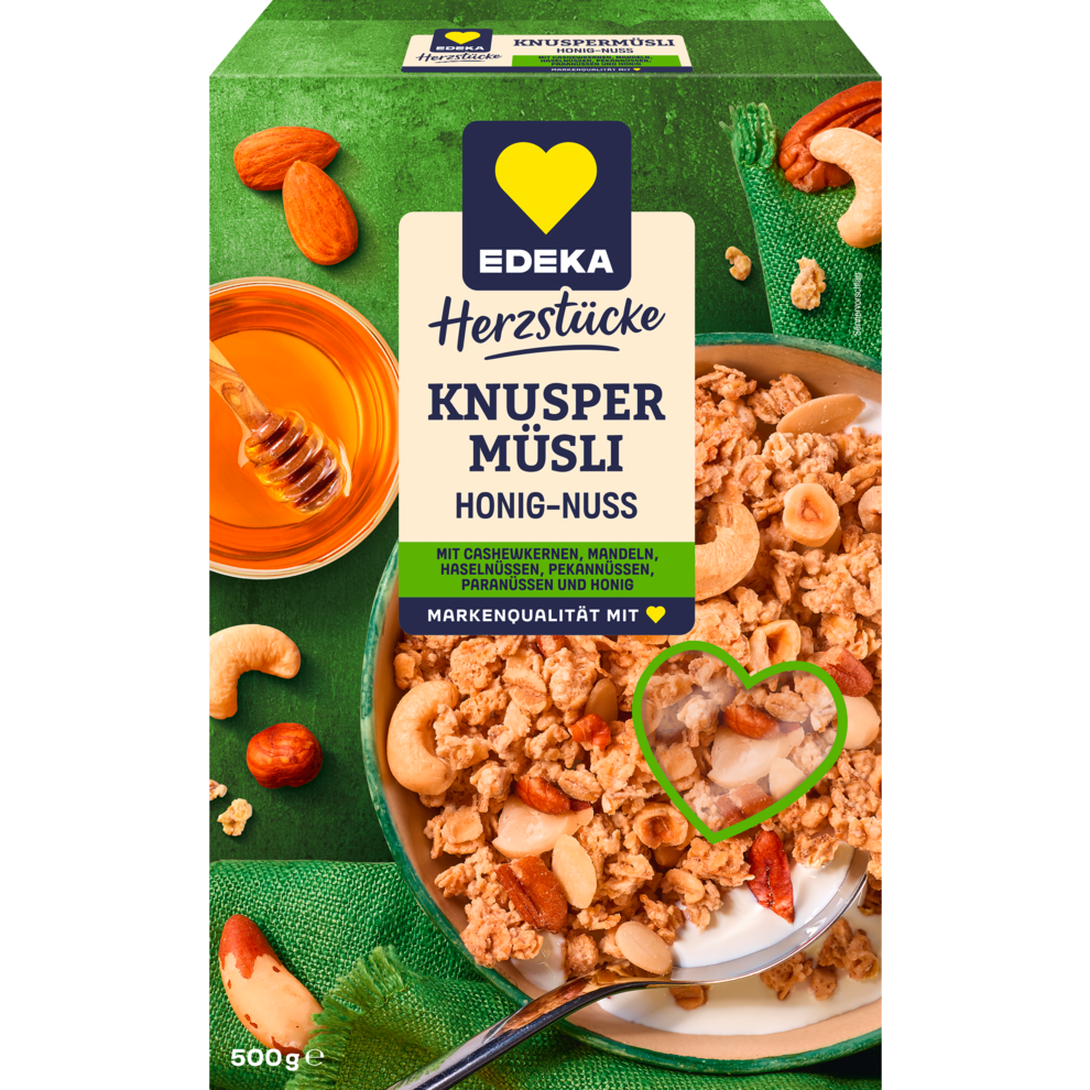 Knuspermüsli Honig-Nuss