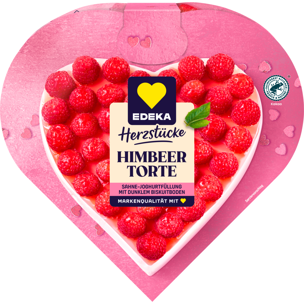 Himbeer-Herztorte