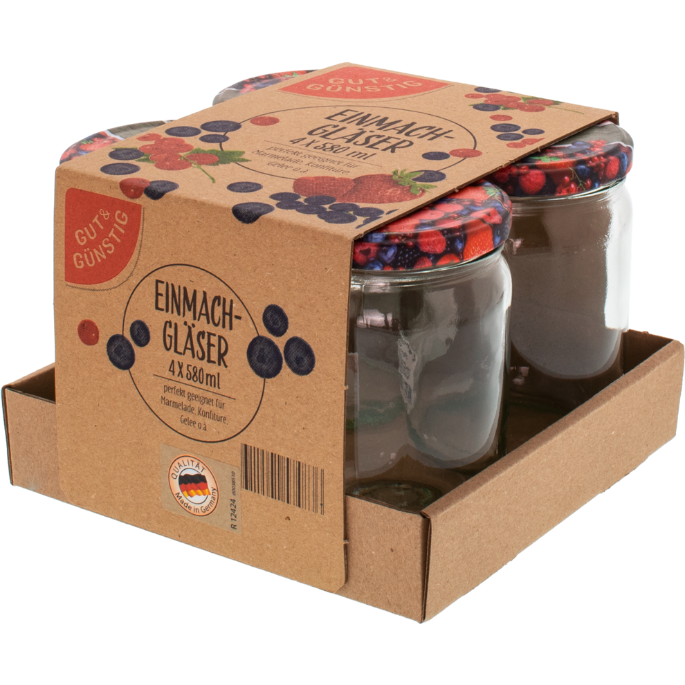 Einmachgläser 580 ml