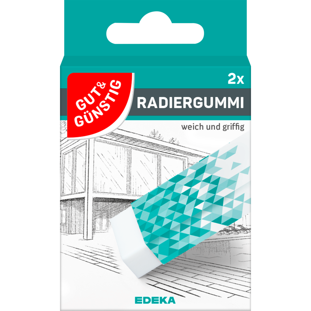 Radiergummi rechteckig