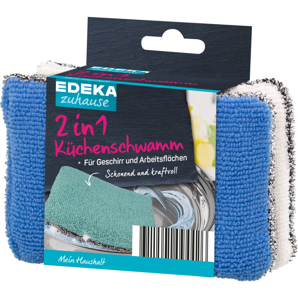 2 in 1 Küchen-schwamm