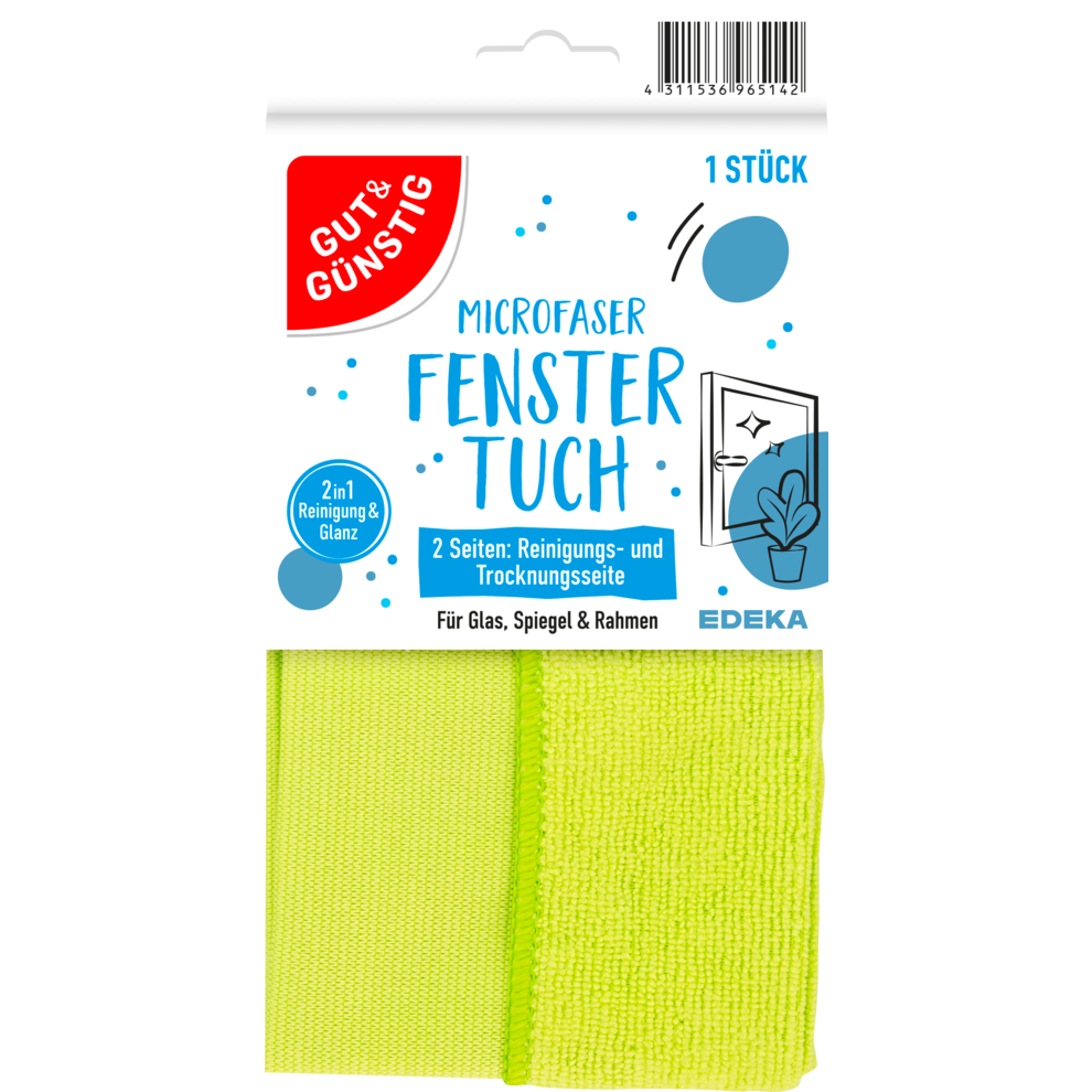 Fenstertuch Microfaser