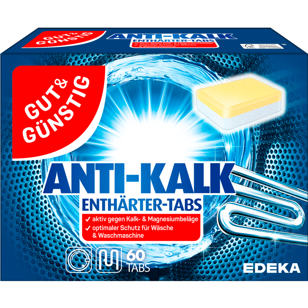 Anti-Kalk Enthärter-Tabs