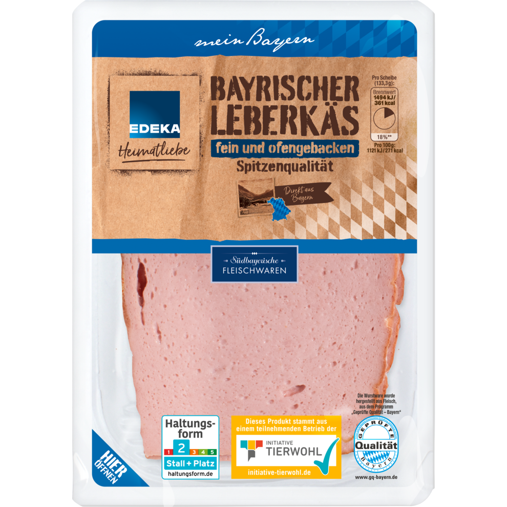 Leberkäs fein