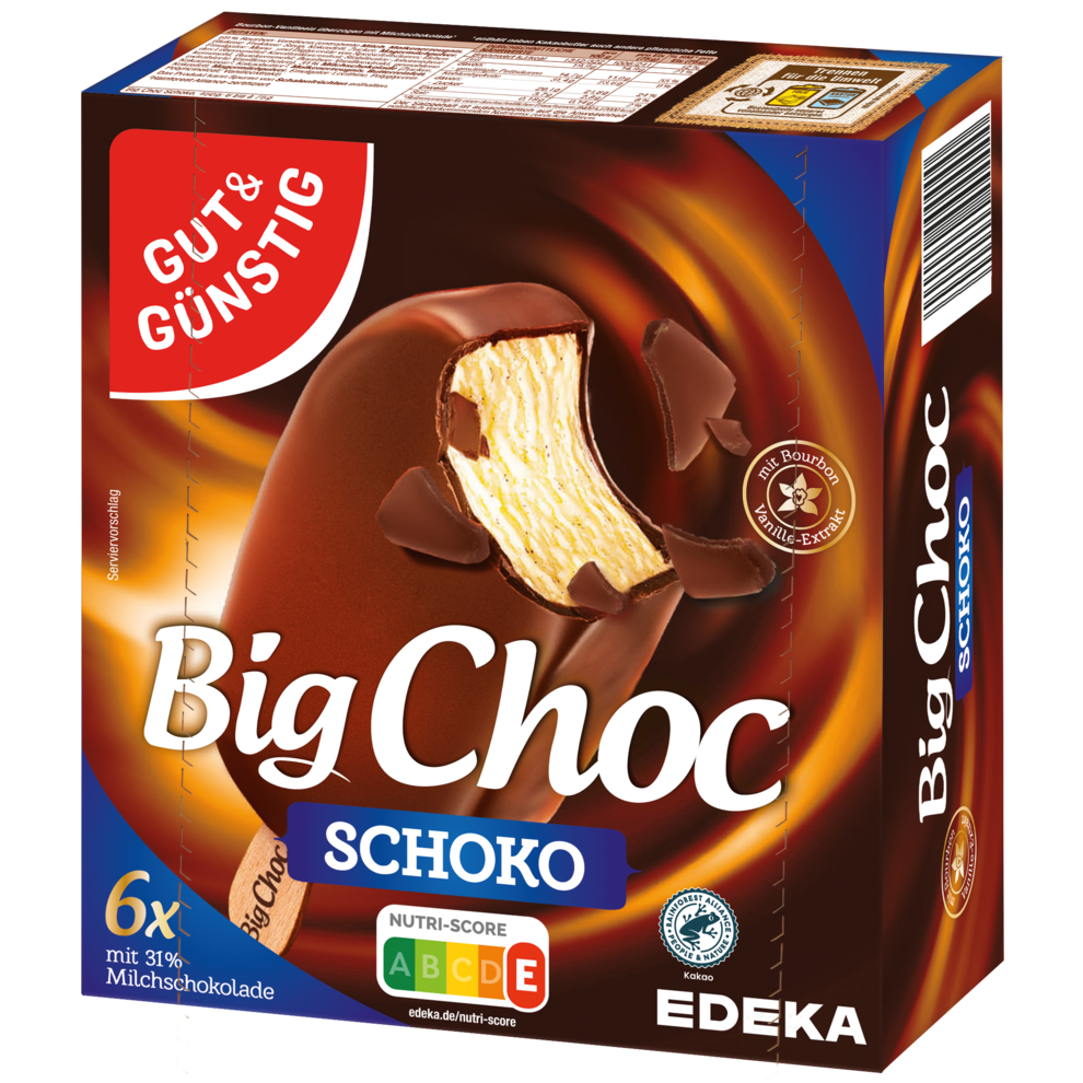 Big Choc Schoko, 6 Stück