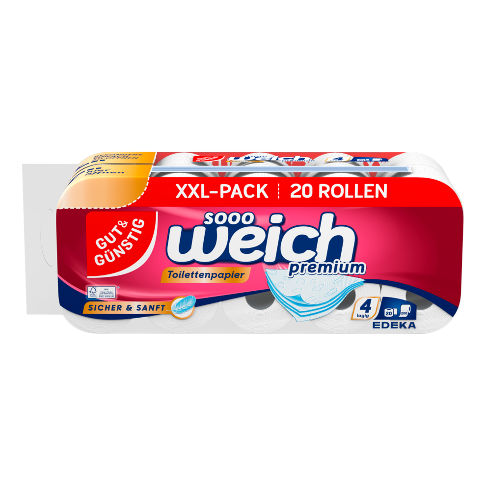Toilettenpapier Premium XXL