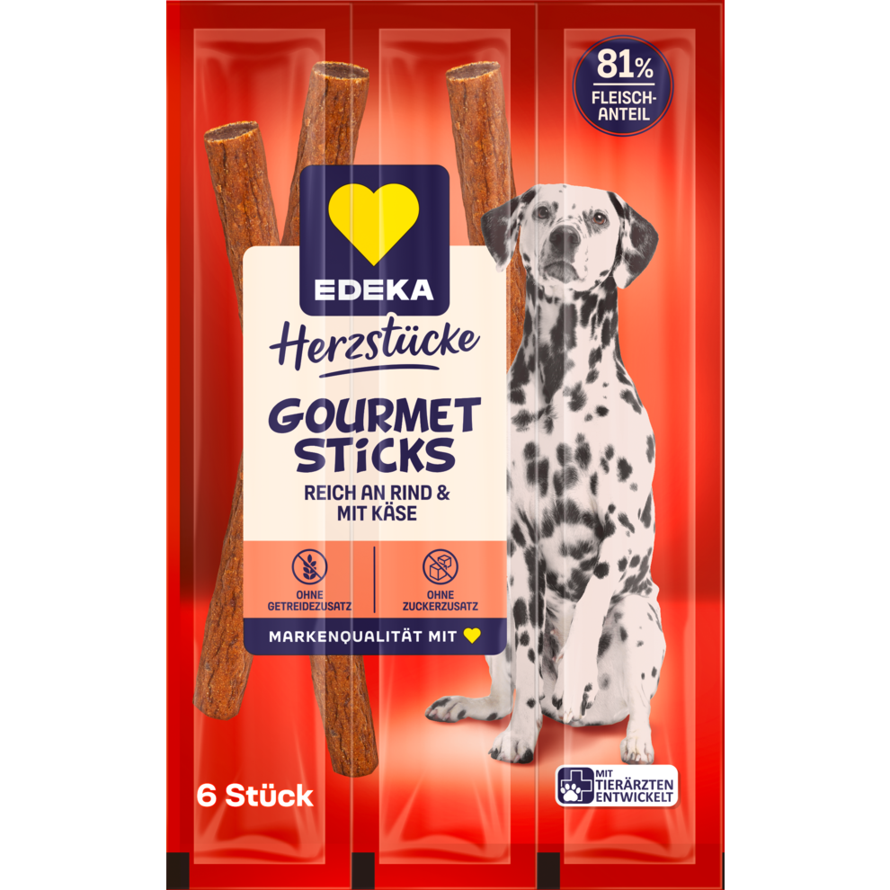 Gourmet Sticks Reich an Rind & mit Käse