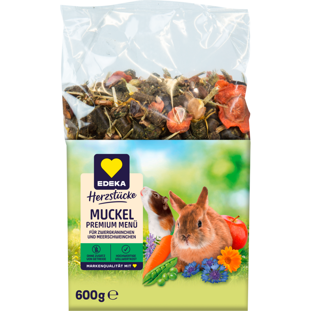 Muckel Premium Menü für Zwergkaninchen und Meerschweinchen