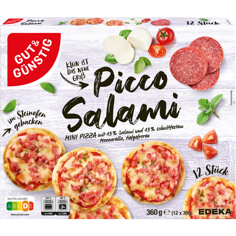 Mini-Steinofenpizza Salami