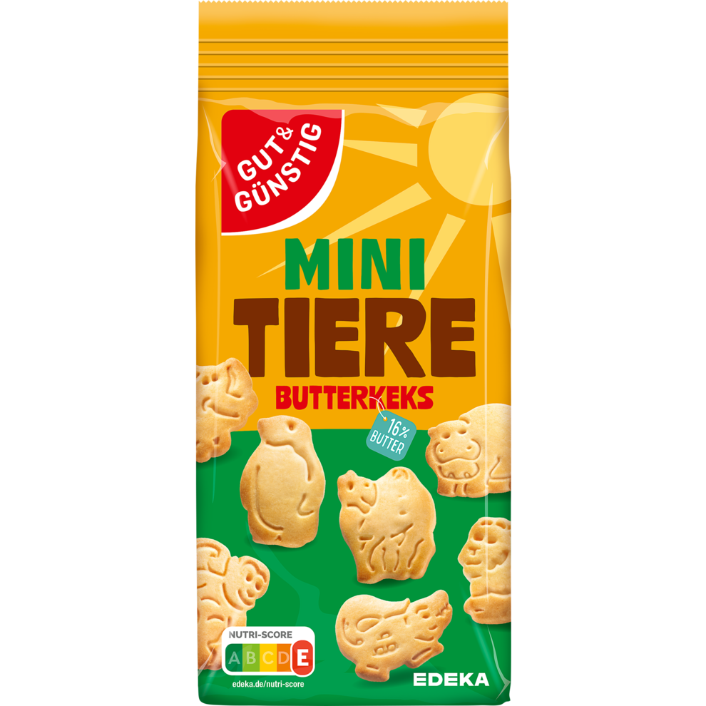 Mini Butterkeks Tiere