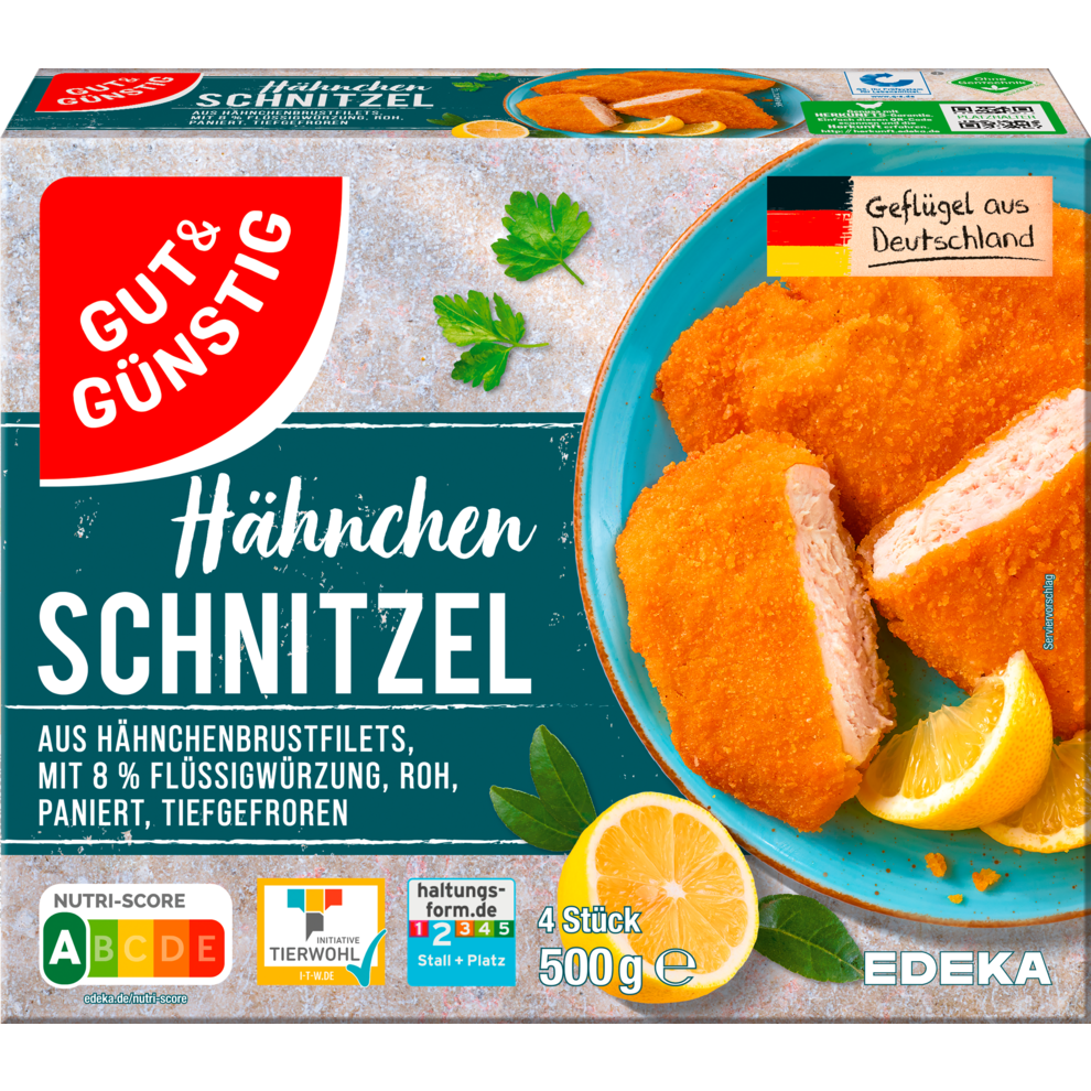 Hähnchenschnitzel paniert