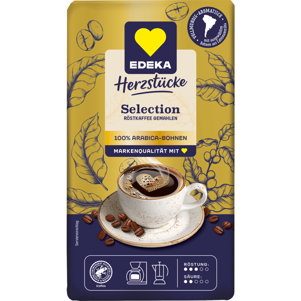 Röstkaffee Selection, gemahlen