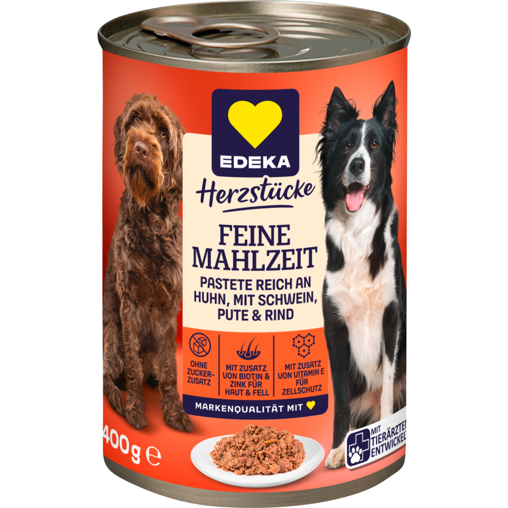 Feine Mahlzeit  Reich an Huhn, mit Schwein, Pute & Rind