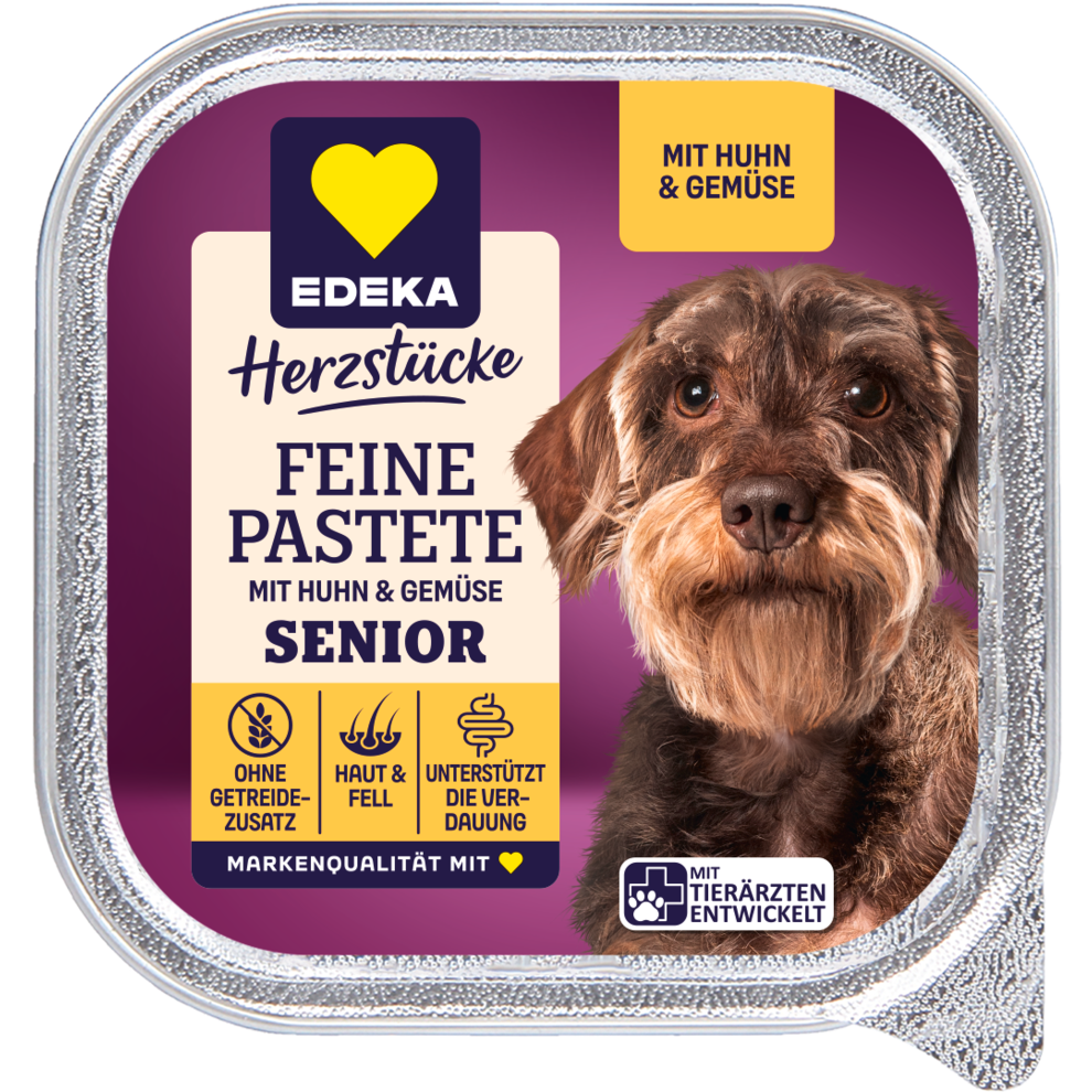 Feine Pastete Senior mit Huhn & Gemüse