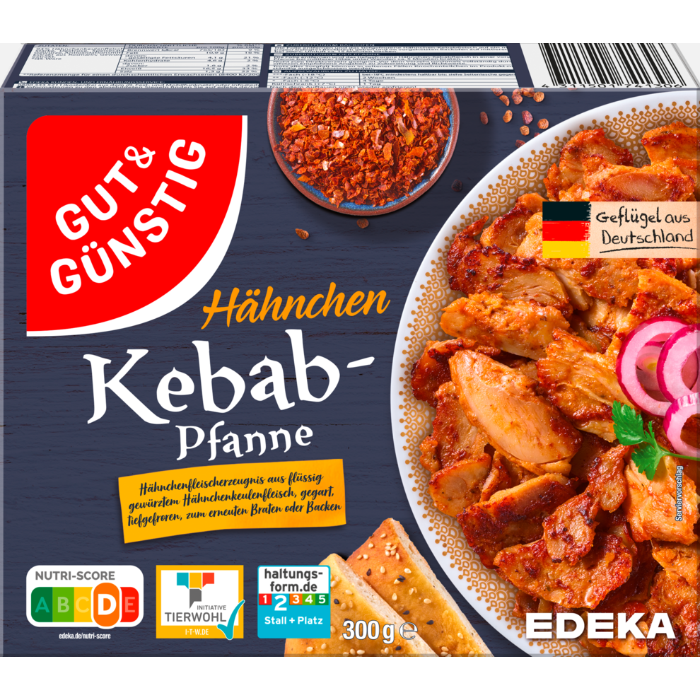 Hähnchen-Kebab-Pfanne