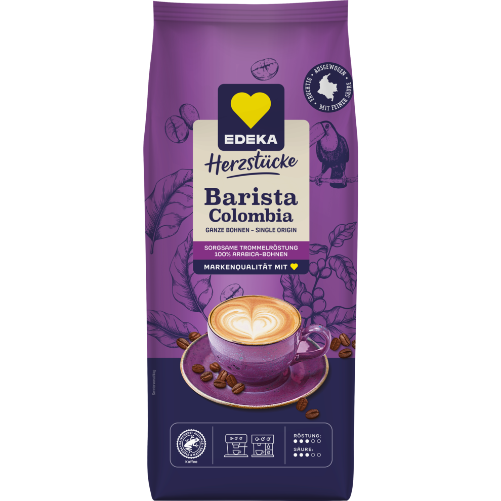 Barista Columbia, ganze Bohne