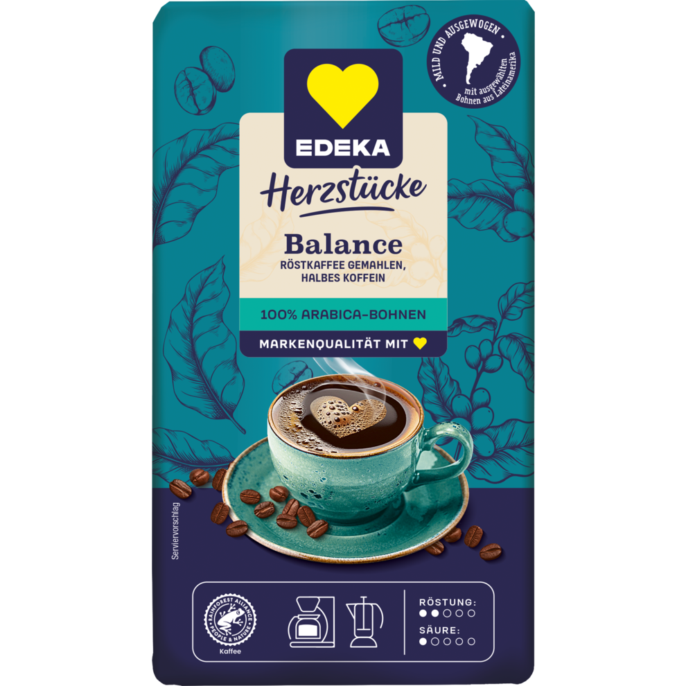 Röstkaffee Balance, gemahlen