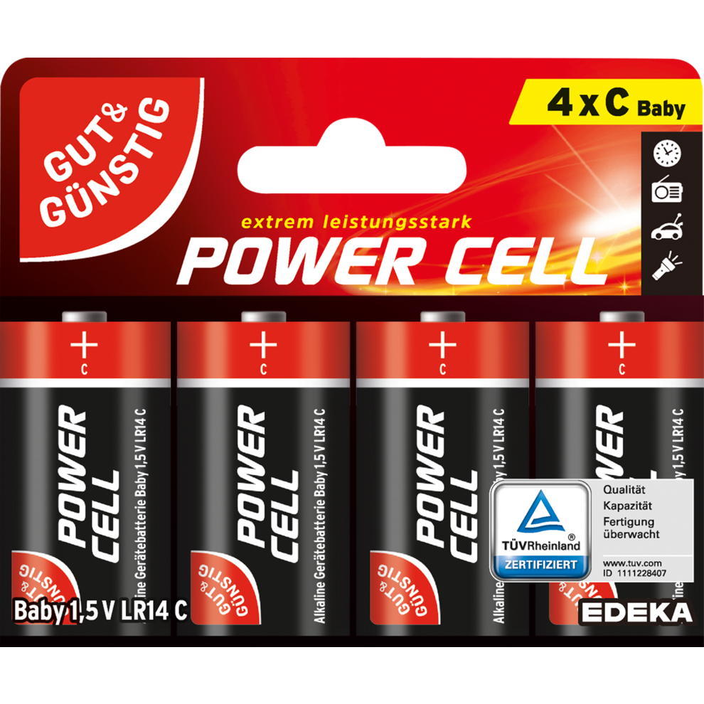Alkaline Batterien Baby C (LR14)