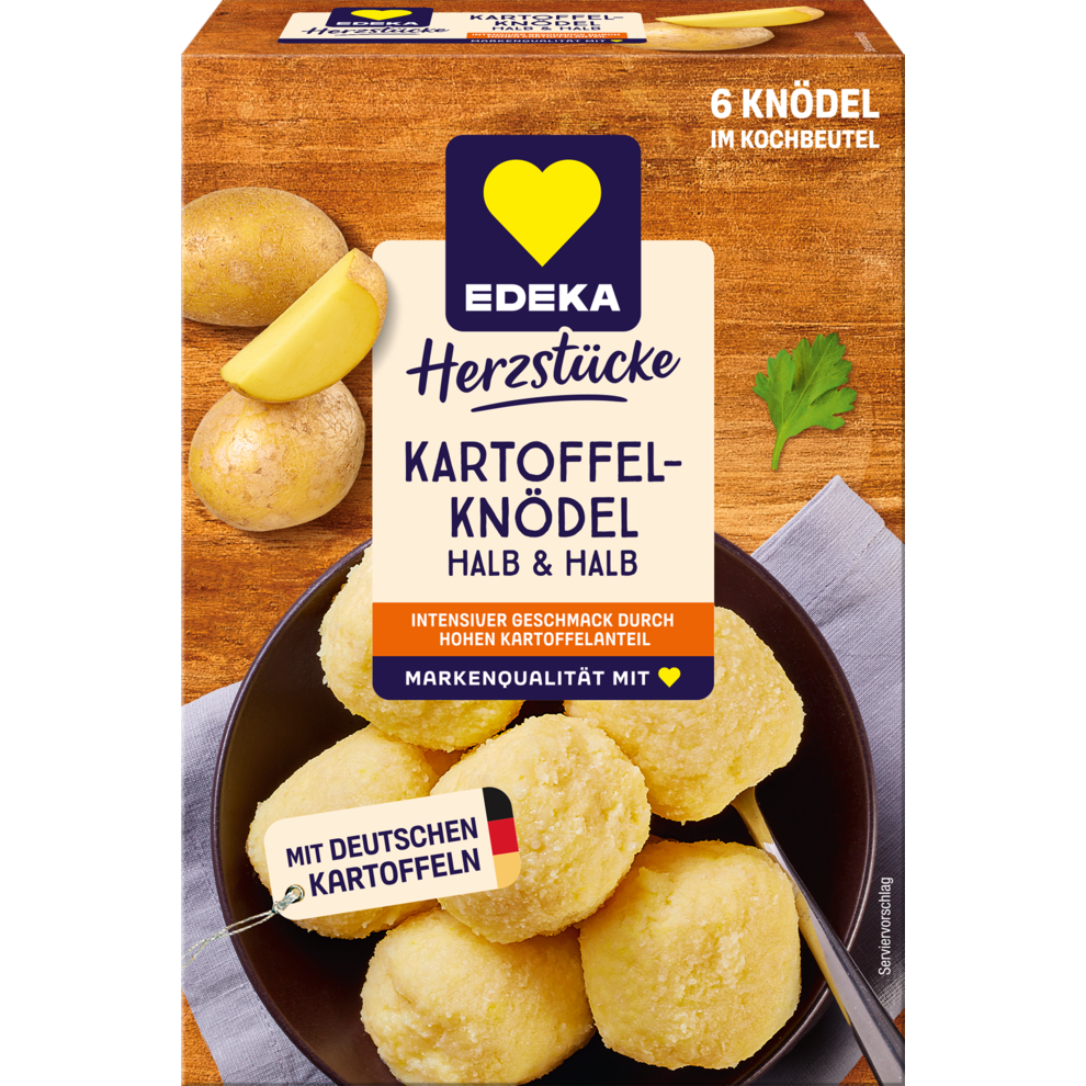 Kartoffelknödel halb & halb