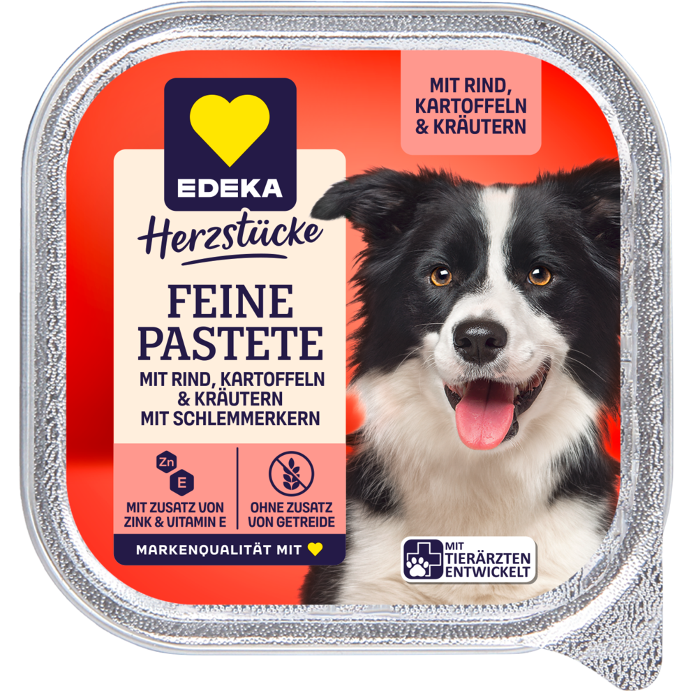 Feine Pastete mit Schlemmerkern mit Rind, Kartoffeln & Kräutern