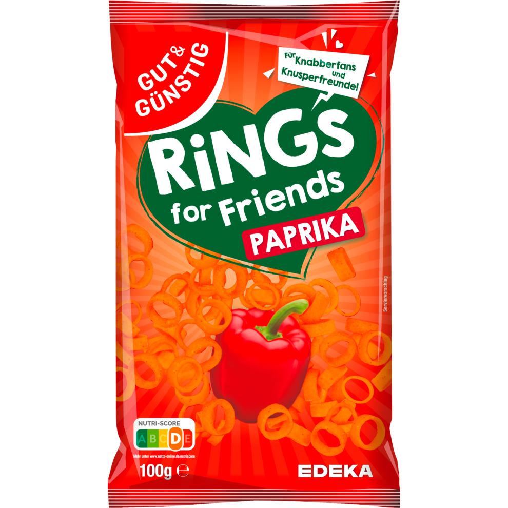 Kartoffelringe Paprika