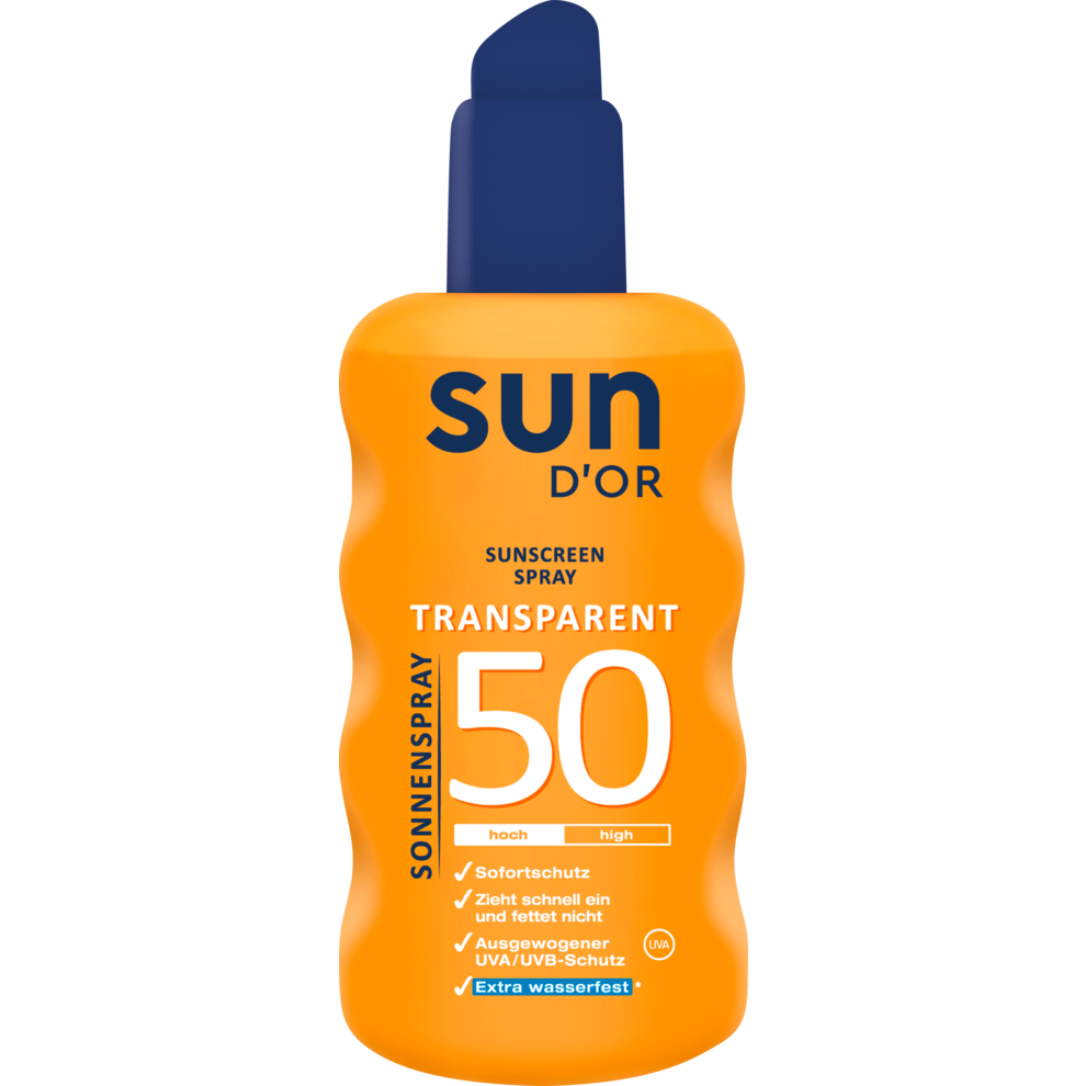 Sonnenspray transparent LSF 50 hoch