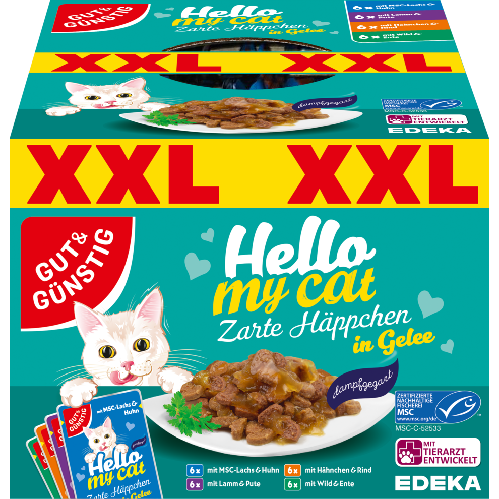 Zarte Häppchen in Gelee XXL