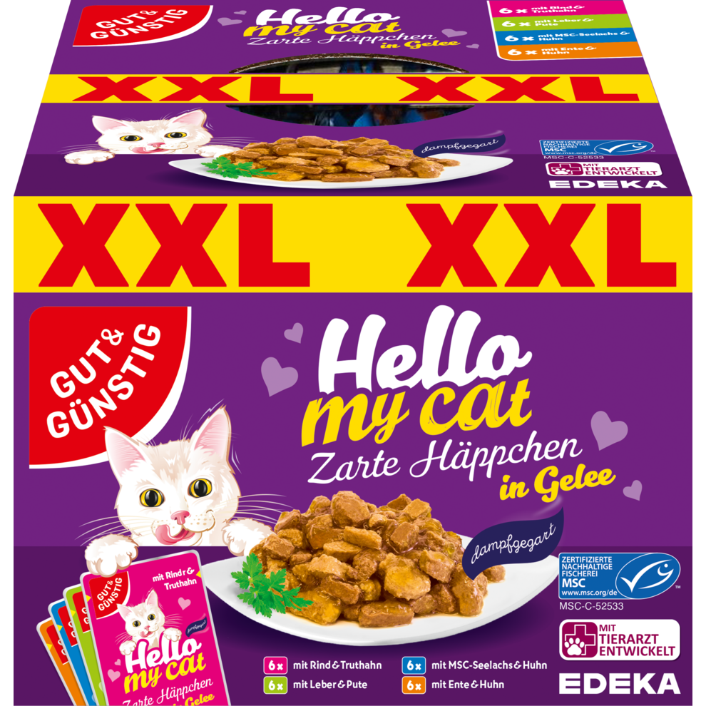 Zarte Häppchen in Gelee XXL